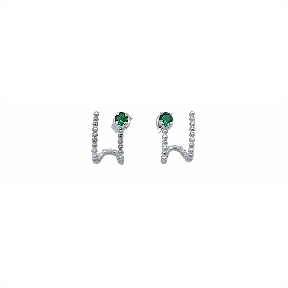 Pendientes Unique plata