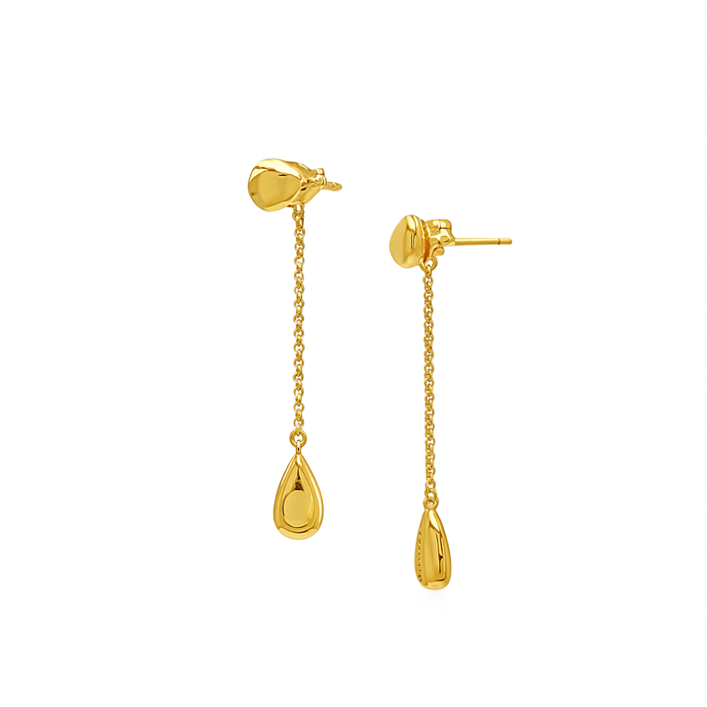 Comprar joyas pendientes aqua oro