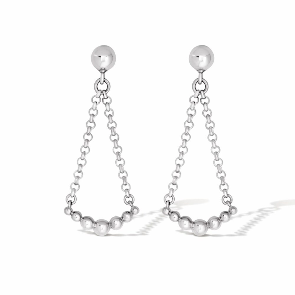 Pendientes Swing de plata Corsia