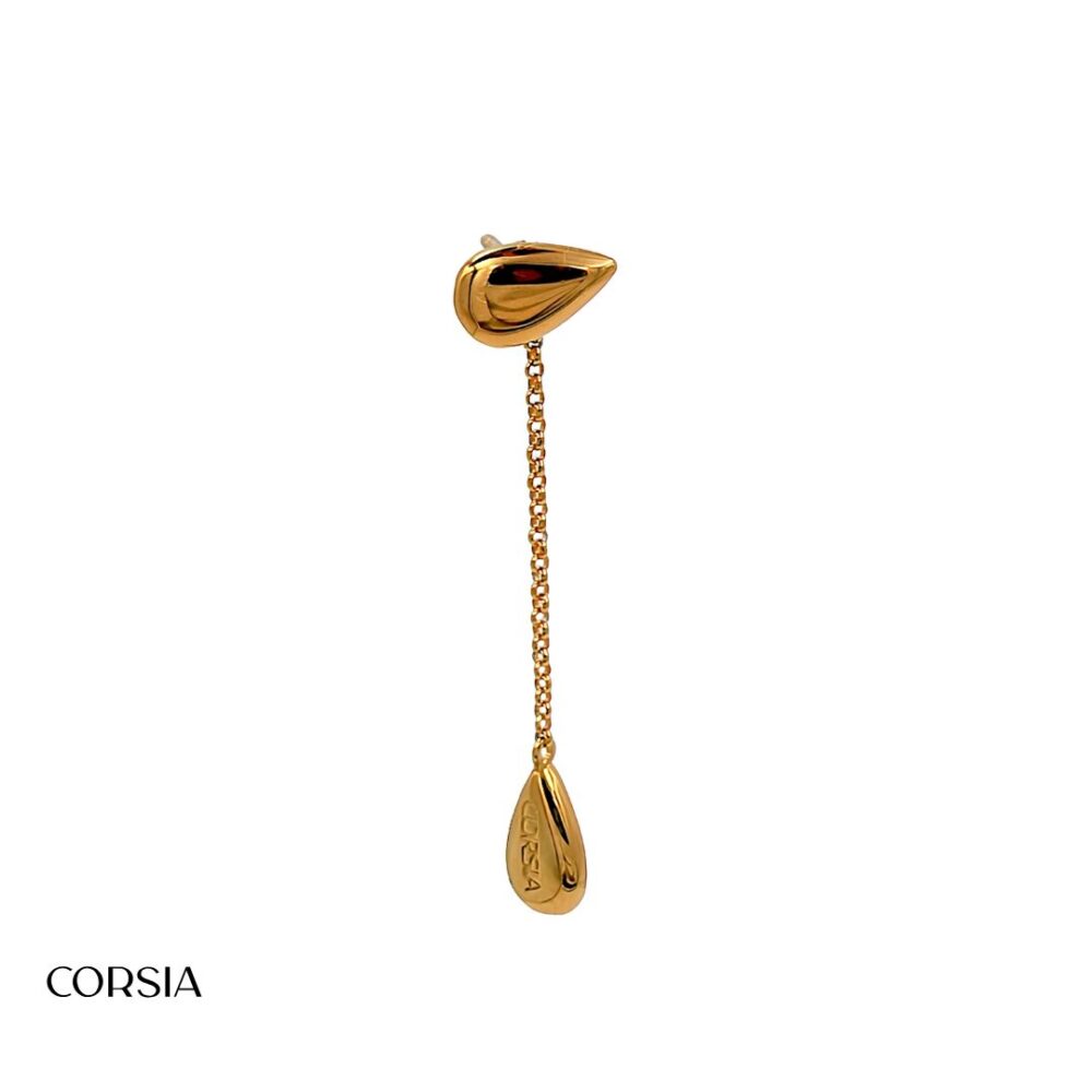 Pendientes Aqua Oro - Joyería Corsia