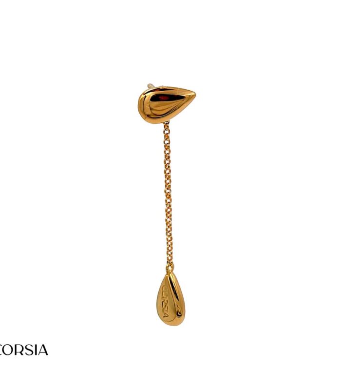 Pendientes Aqua Oro - Joyería Corsia