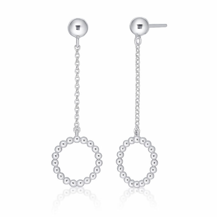 Pendientes Moon plata Corsia
