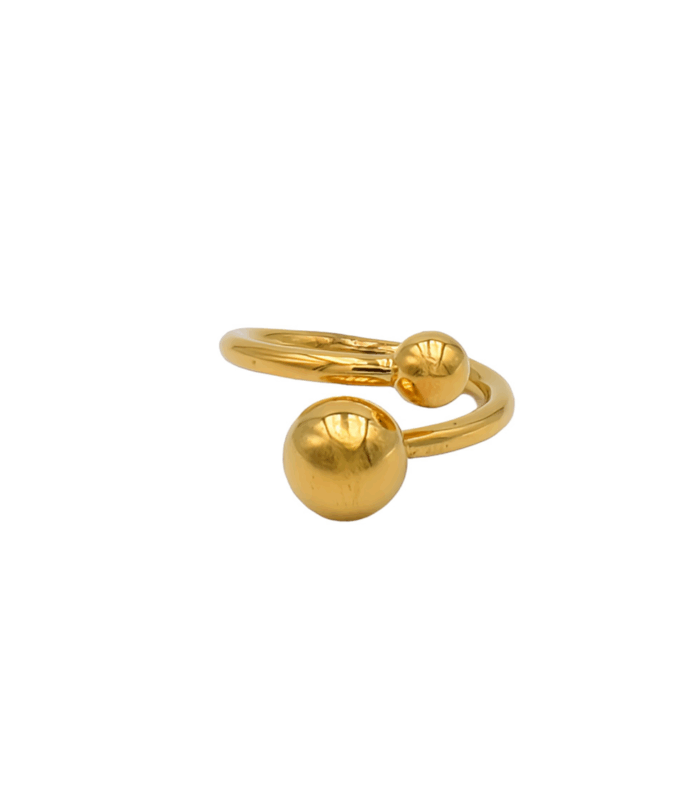 Anillo Andrea chapado en Oro - Corsia