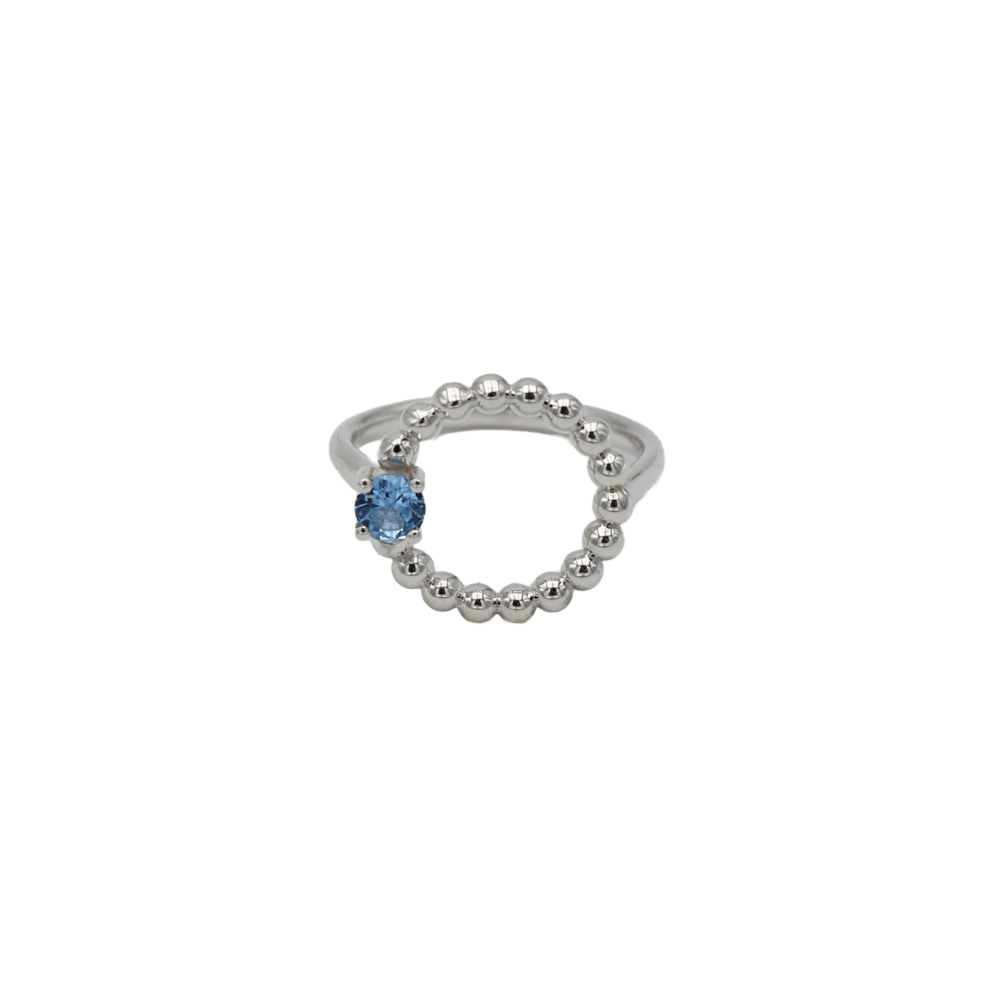 Anillo Moon con circonita