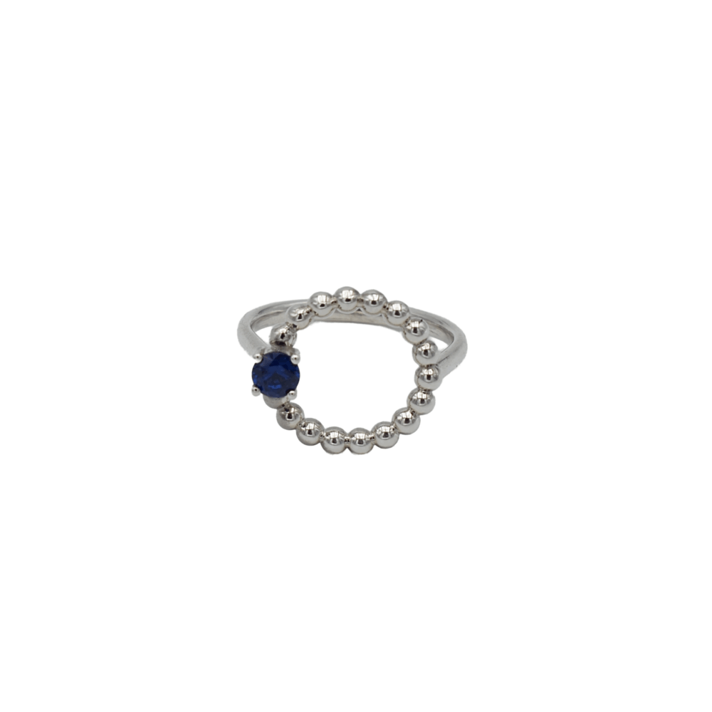Anillo Moon con circonita