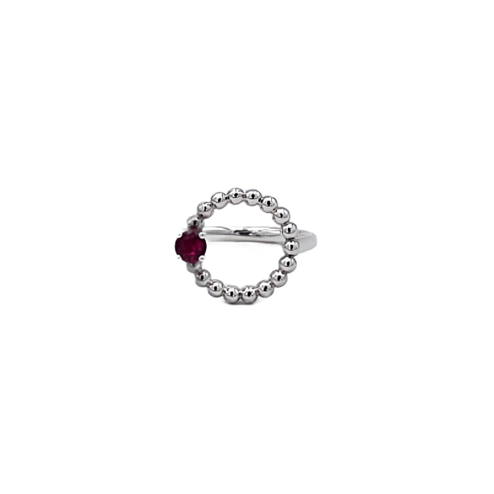 Anillo Moon con circonita - Corsia