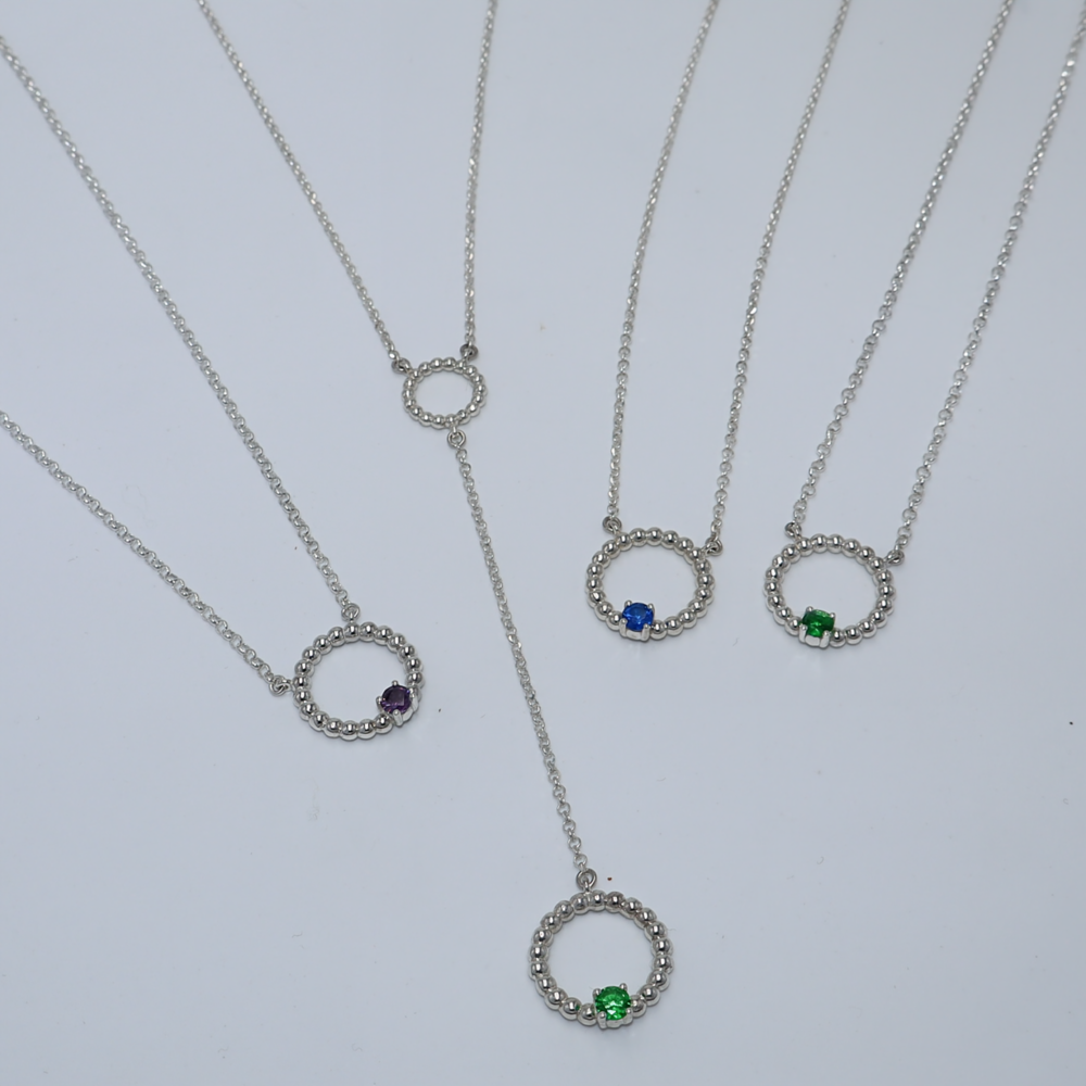 Collar Moon circonita
