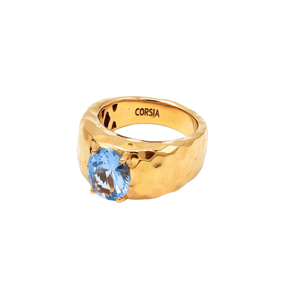 Anillo María chapado en Oro - Corsia