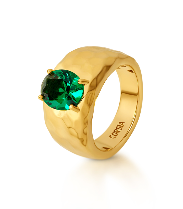 Anillo María chapado en Oro - Corsia
