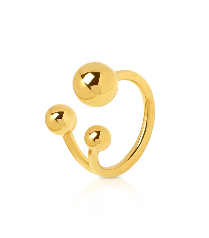 Anillo Maia chapado en Oro - Corsia
