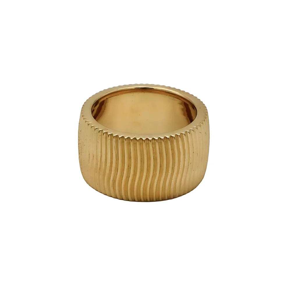 Anillo Paula chapado en oro - Corsia