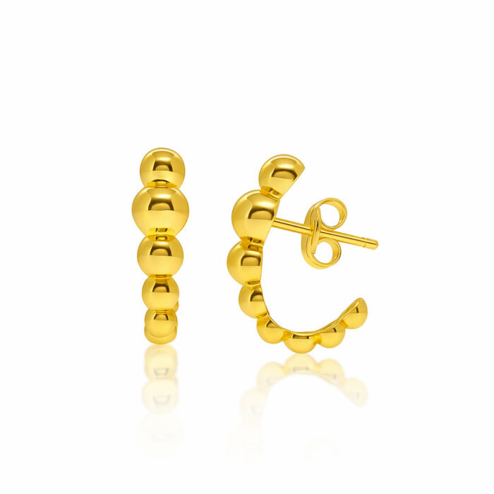 Pendientes Yass chapados Corsia