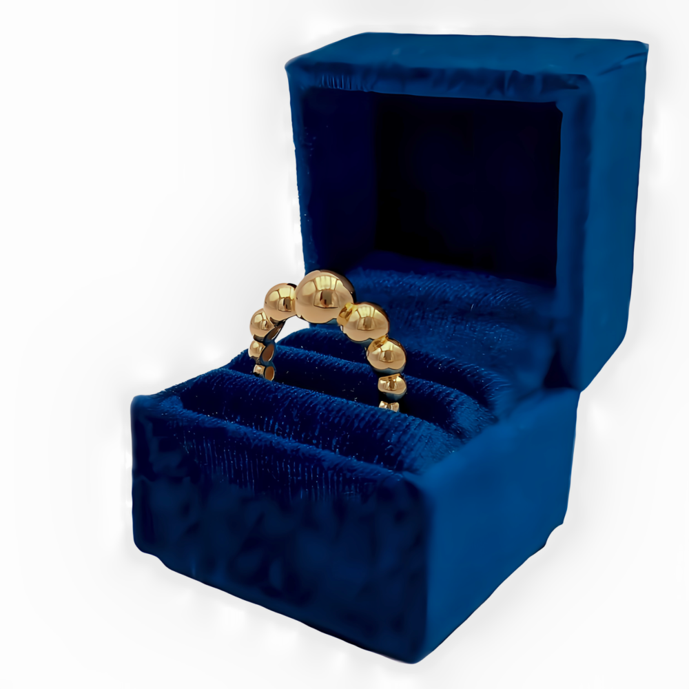 Anillo Mirella chapado en oro - Corsia