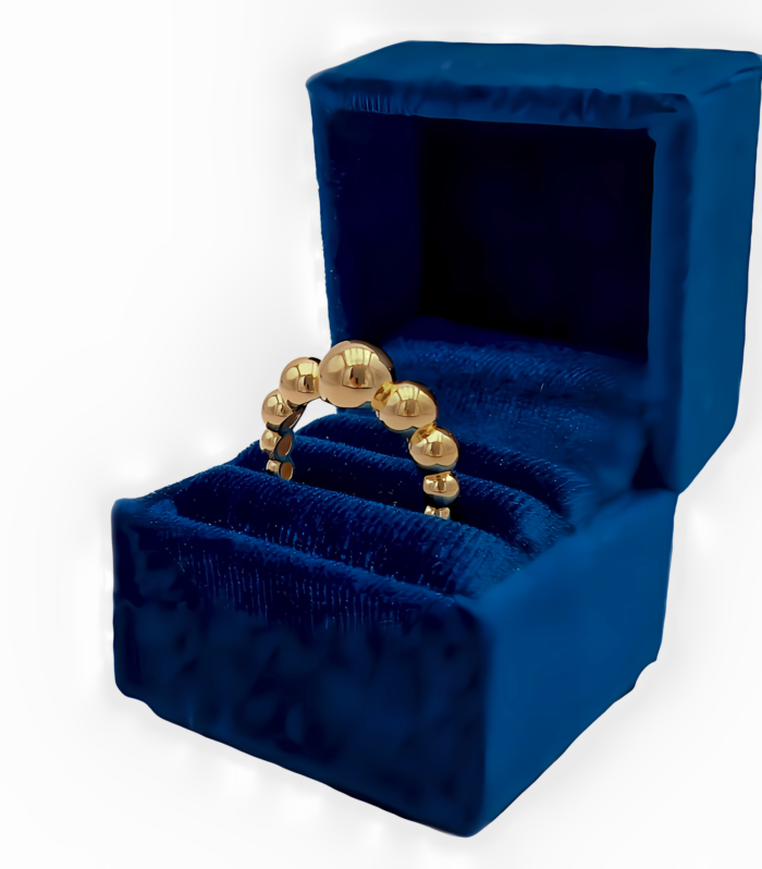 Anillo Mirella chapado en oro - Corsia