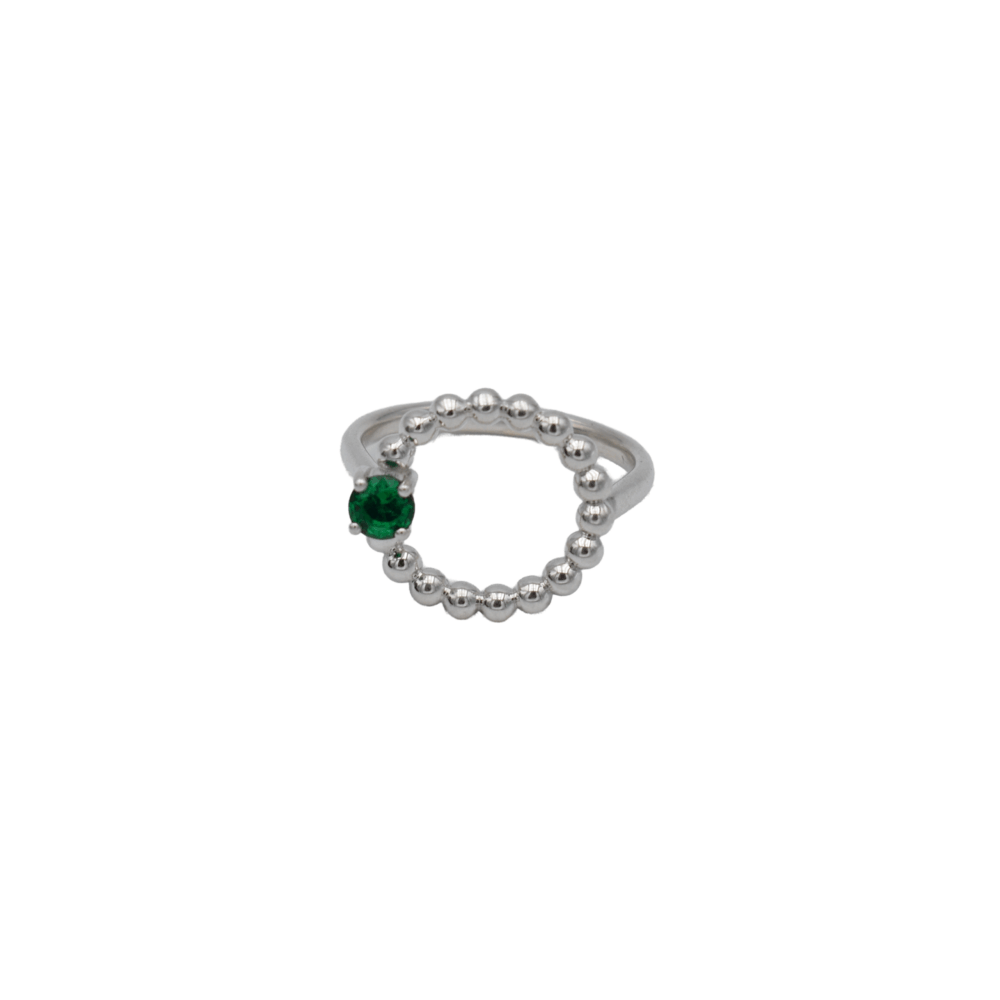 Anillo Moon con circonita