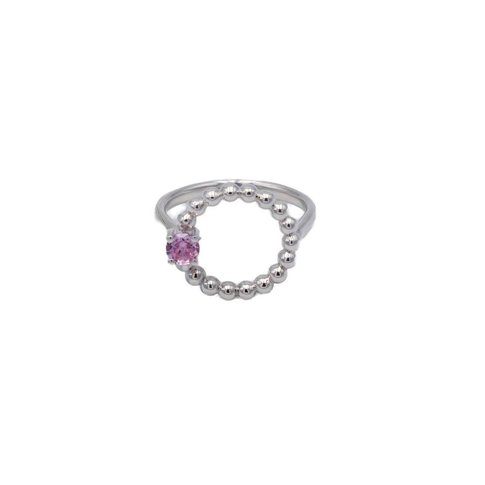 Anillo Moon con circonita