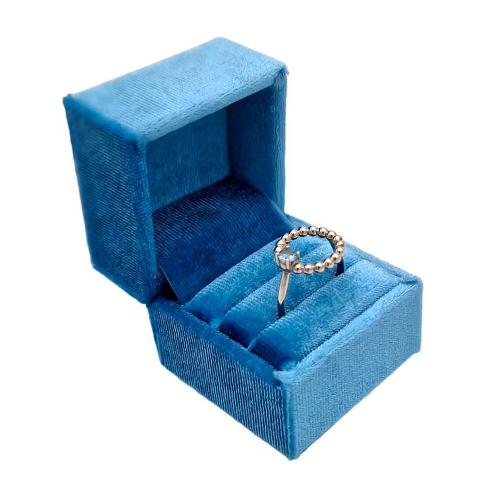 Anillo Moon con circonita - Corsia