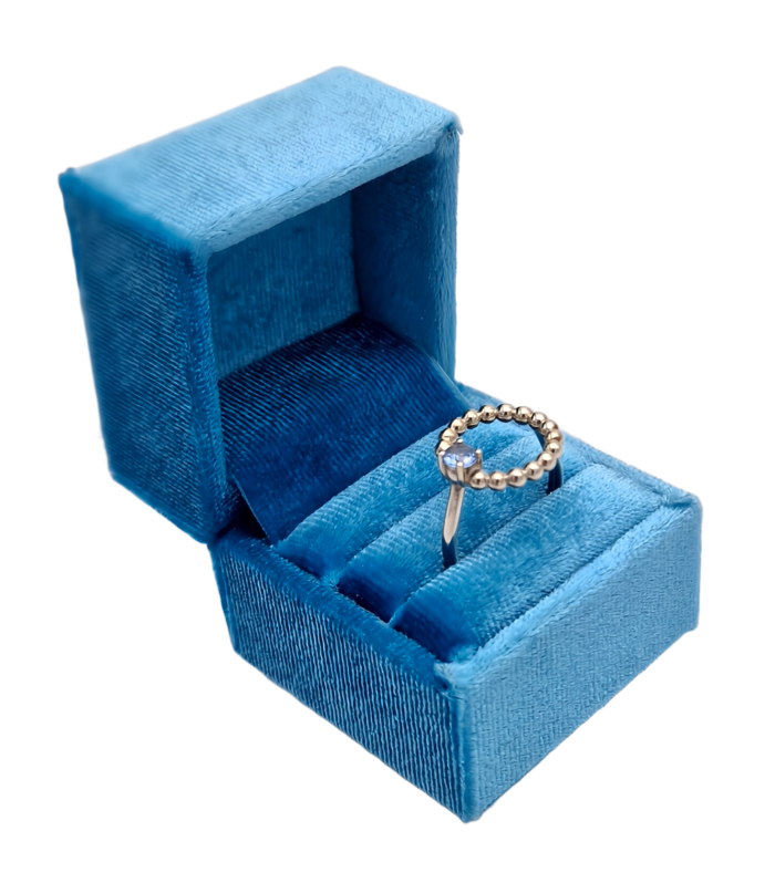 Anillo Moon con circonita - Corsia
