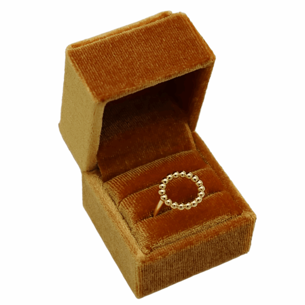 Anillo Moon chapado en oro