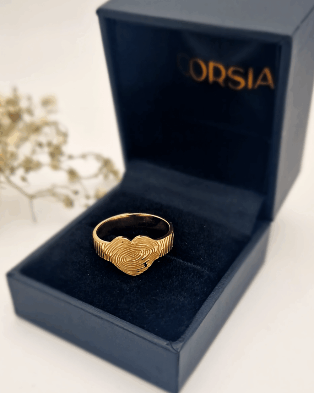 Anillo Huella Corazón