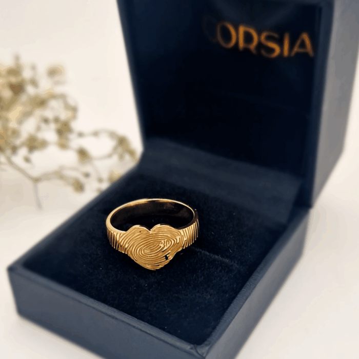 Anillo Huella Corazón