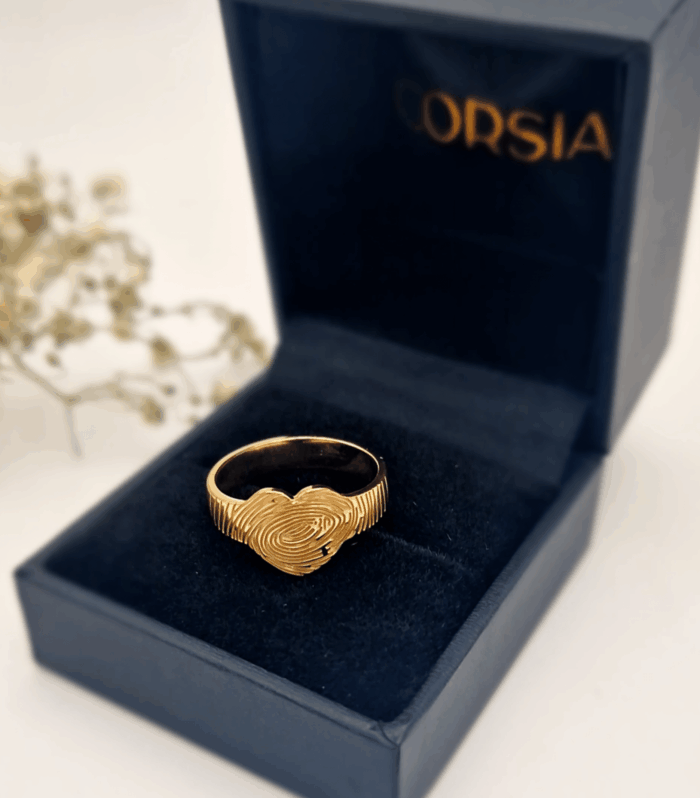 Anillo Huella Corazón