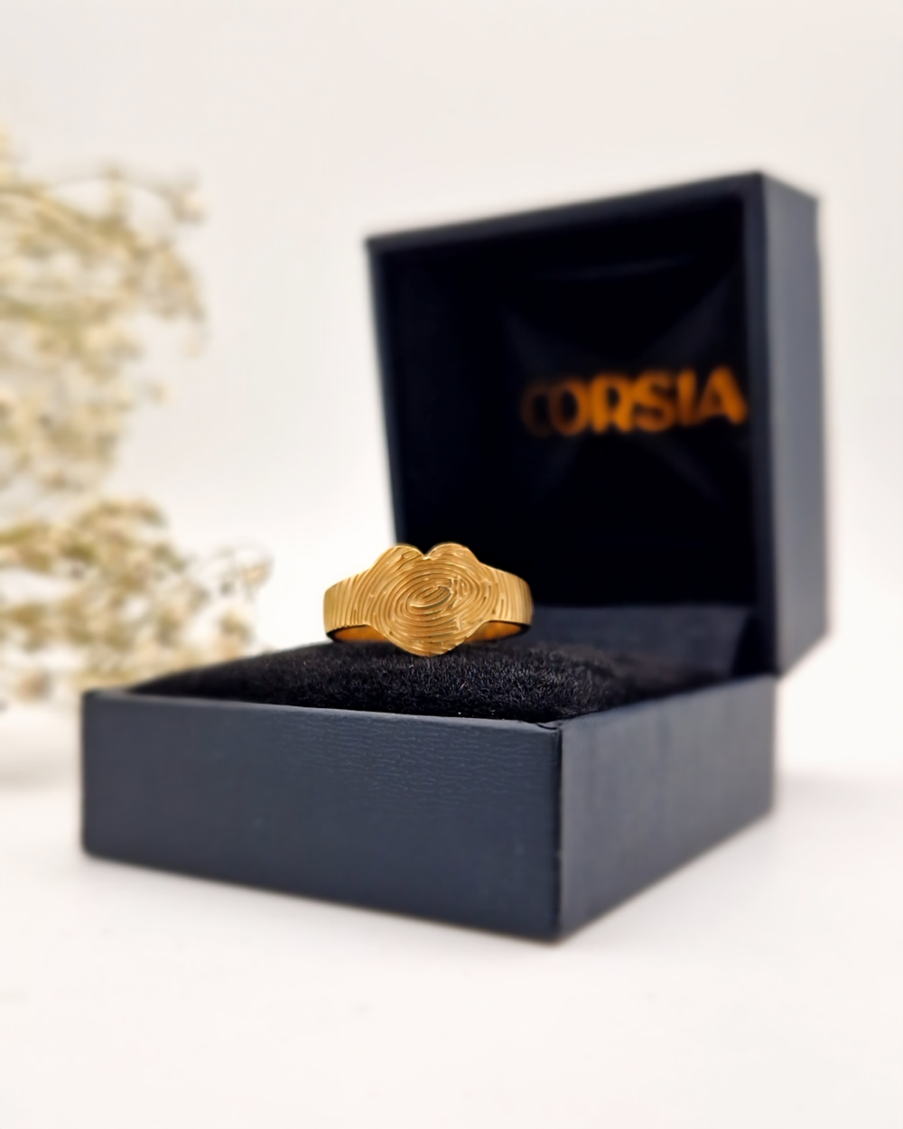 Anillo Huella Corazón