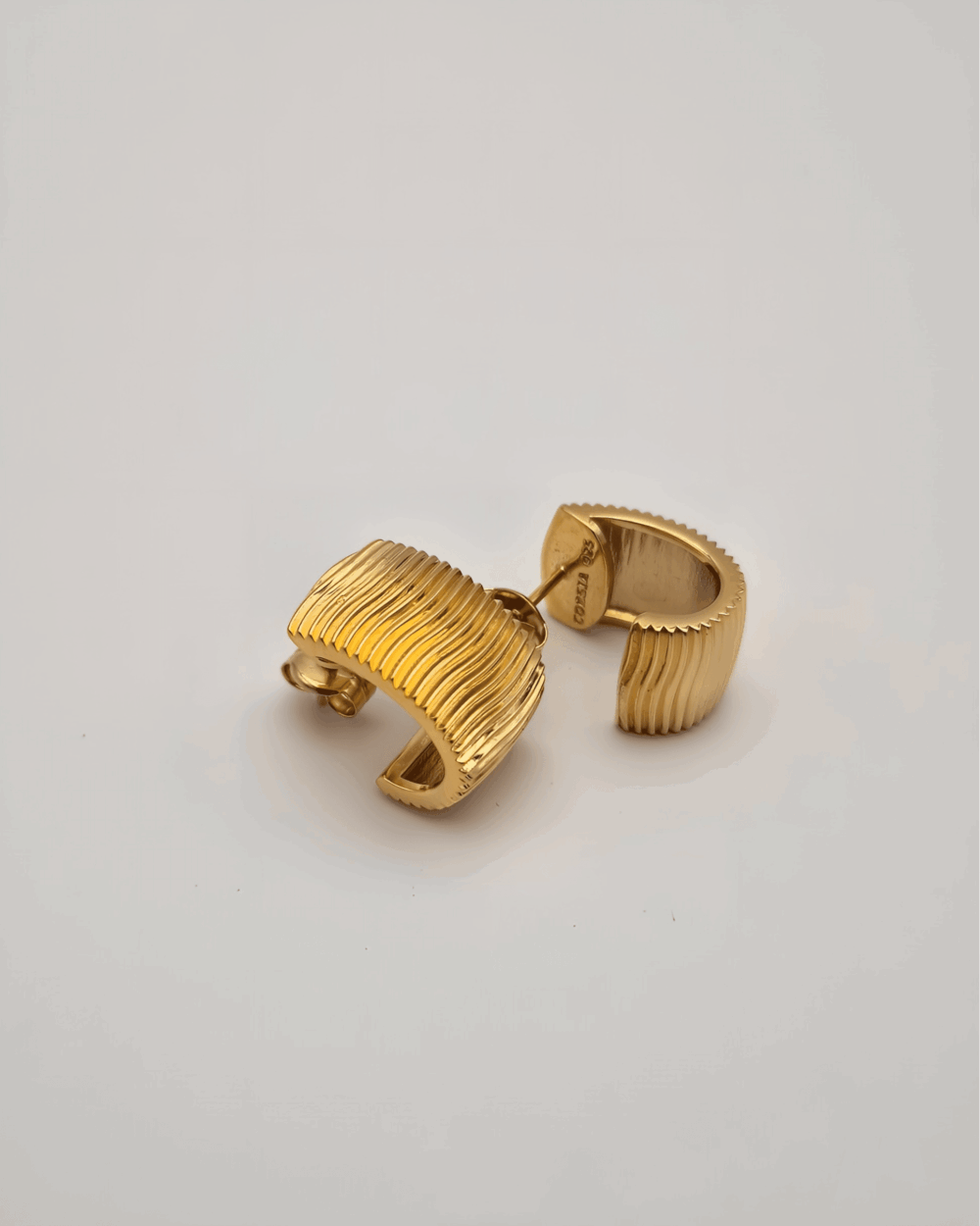 Pendientes Paula chapados en oro