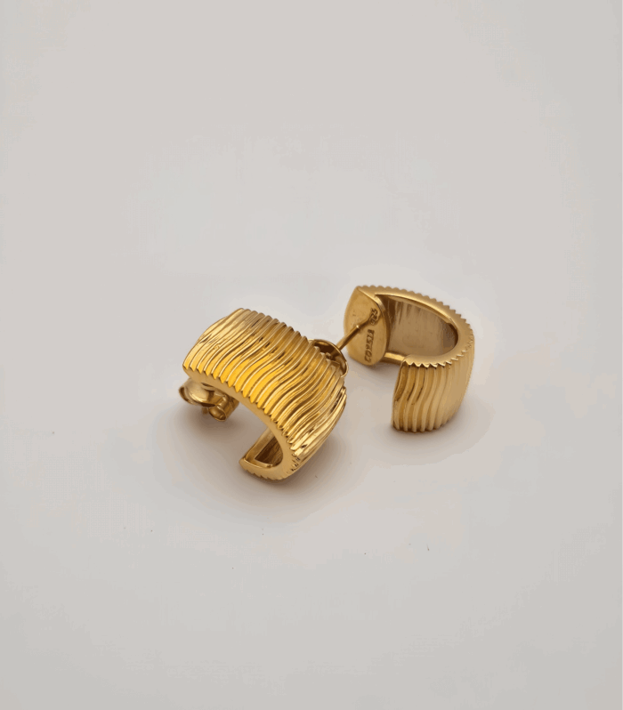 Pendientes Paula chapados en oro