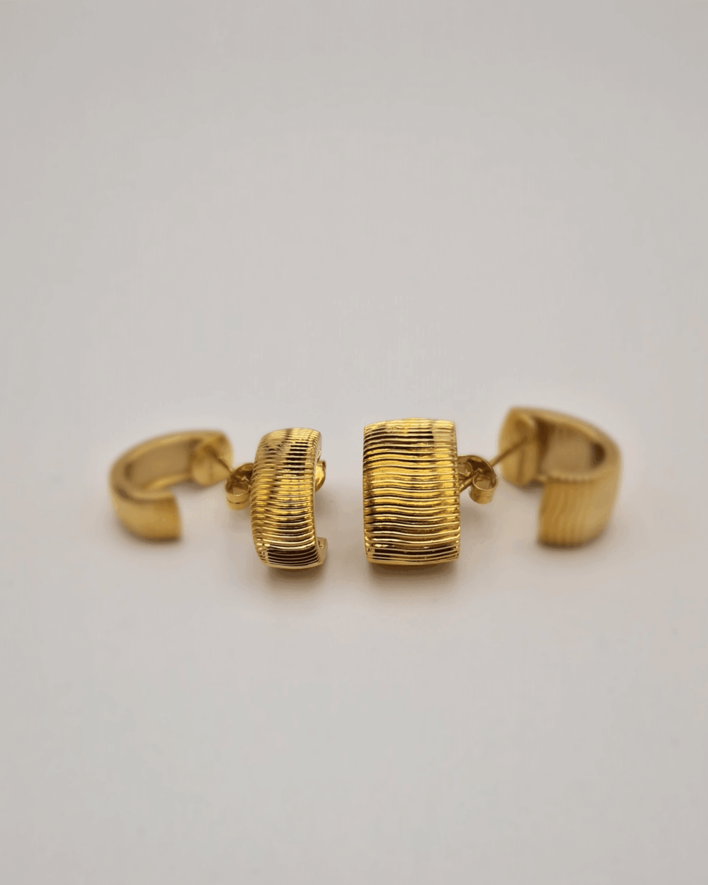 Pendientes Paula chapados en oro