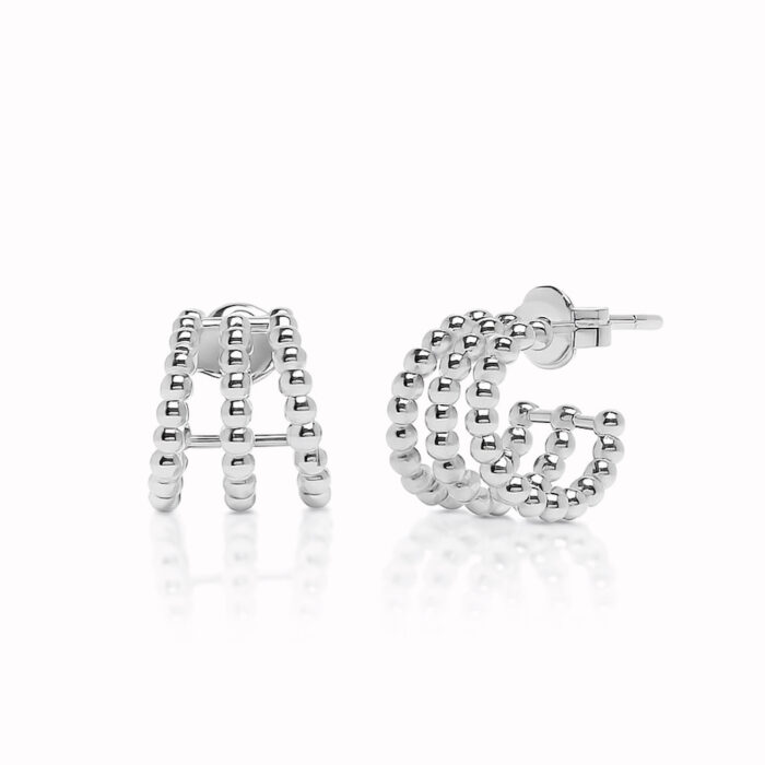 Pendientes carlota plata Corsia