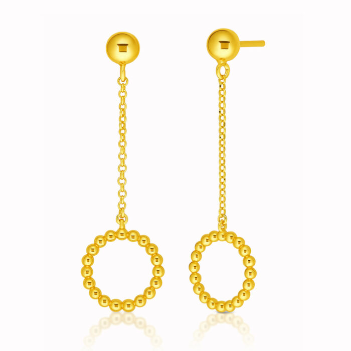 Pendientes Moon chapados Corsia